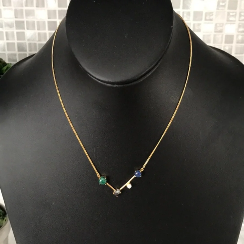 Belkin New (I) 3 stone fashion necklace